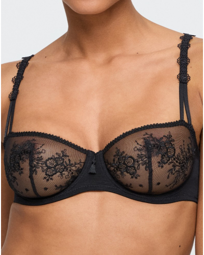Balcony bra vertical seam Annaelle Marie Jo (Black)