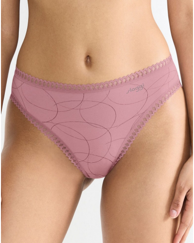 High-cut brief cotton Sloggi GO Crush (Set of 3) (Multicolore)