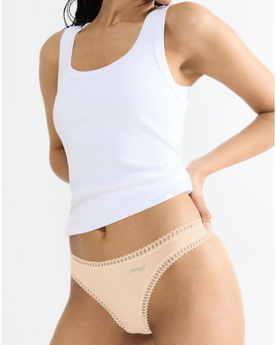 Tanga algodón Sloggi Go Crush (Lote de 3) (Multicolore)