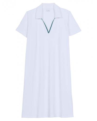 Robe polo Le Chat Valensole (Blanc)