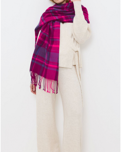 Wide scarf Triumph Nuit (Red Combination)