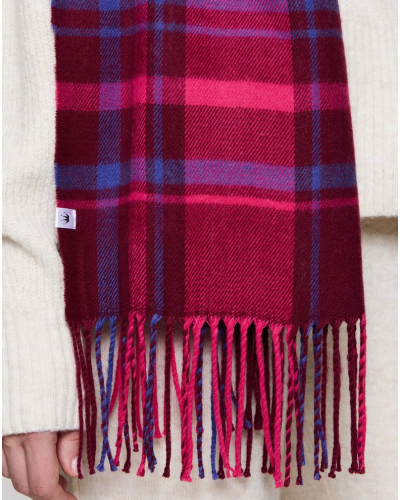 Wide scarf Triumph Nuit (Red Combination)