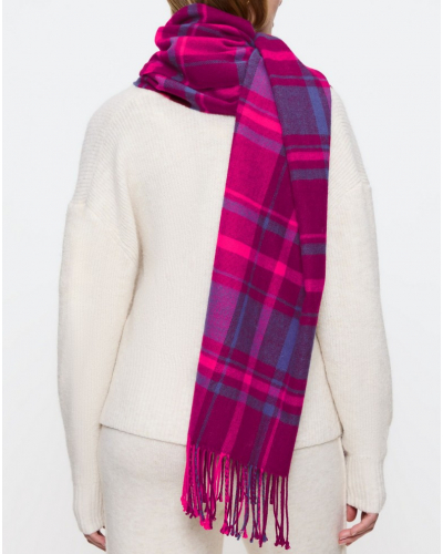 Wide scarf Triumph Nuit (Red Combination)
