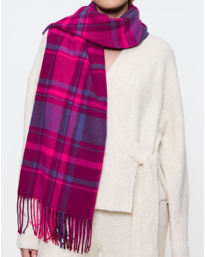 Wide scarf Triumph Nuit (Red Combination)