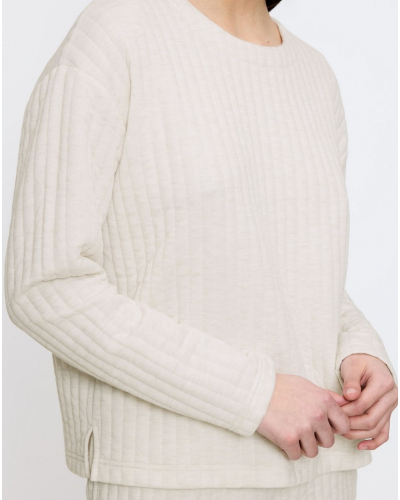 Sudadera acolchada Triumph Nuit (Light Grey)