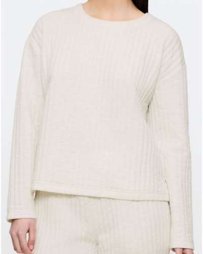 Quilted sweatshirt Triumph Nuit (Light Grey)