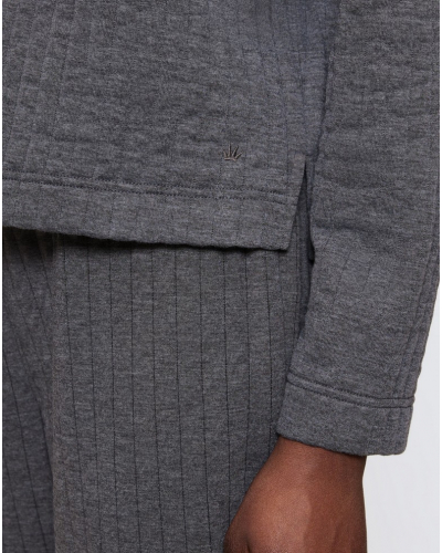 Quilted sweatshirt Triumph Nuit (Dark Grey)