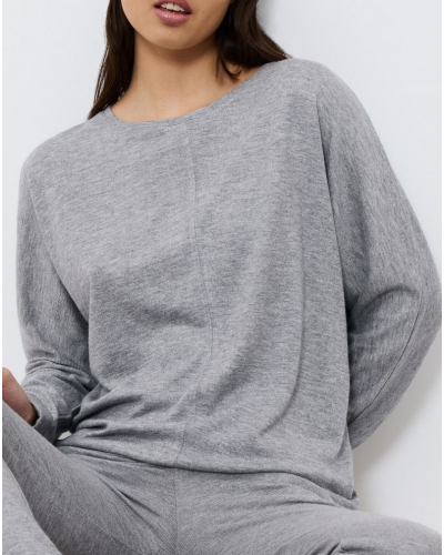 Long-sleeved sweatshirt Triumph Nuit (Medium Grey)