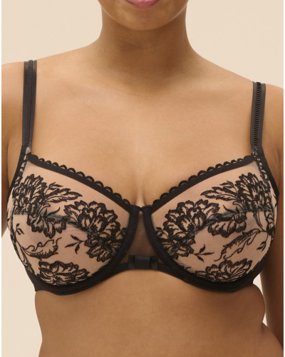 Soutien-gorge armature décolleté carré Simone Pérèle Romance (Light tatoo)