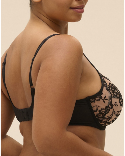 Square underwired bra Simone Pérèle Romance (Light tatoo)