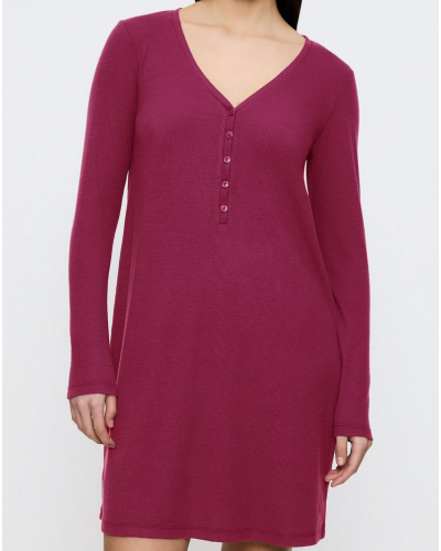 Chemise de nuit manches longues Triumph Nuit (Sweet Marsala)