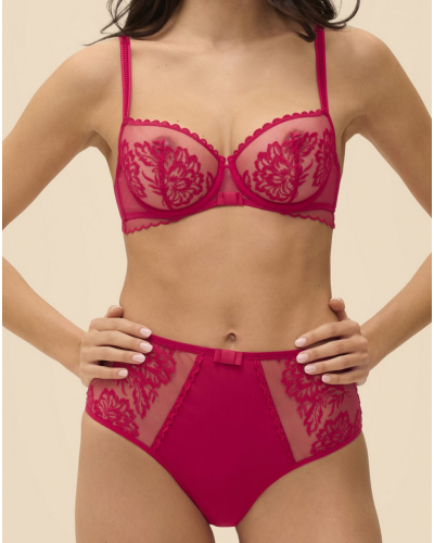 Culotte Simone Pérèle Romance (Cranberry)