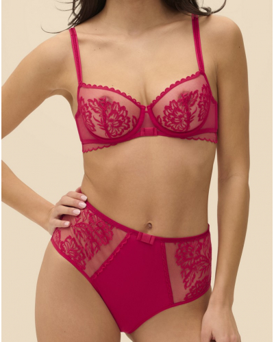 Soutien-gorge corbeille Simone Pérèle Romance (Cranberry)