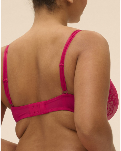 Demi bra Simone Pérèle Romance (Cranberry)