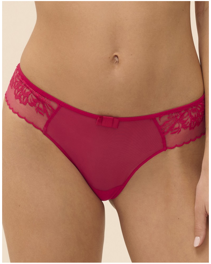 Tanga Simone Pérèle Romance (Cranberry)