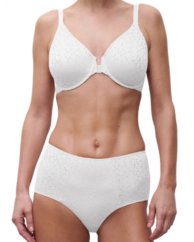 Culotte couvrante taille haute Chantelle EasyFeel Norah (Blanc)