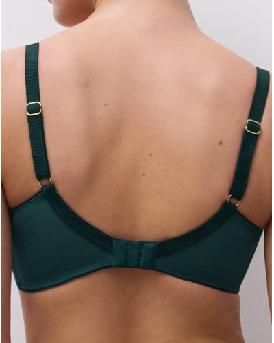 3 parts bra Chantelle Champs-Elysées (Vert Eden)