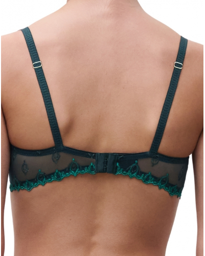 Demi balcony bra Chantelle Champs-Elysées (Vert Eden)