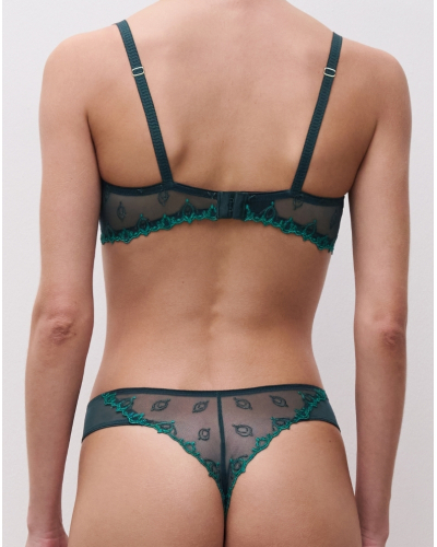 Tanga Chantelle Champs-Elysées (Vert Eden)