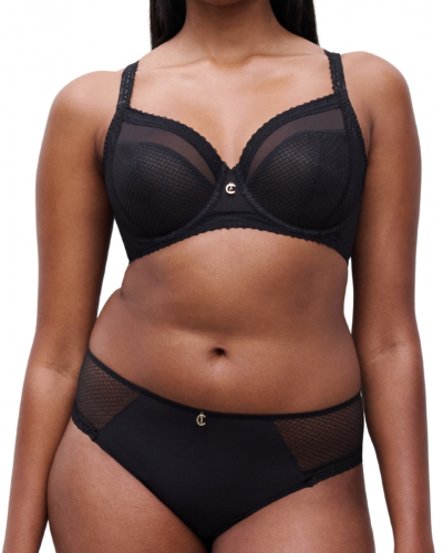 Underwired bra Chantelle Romance (Black)