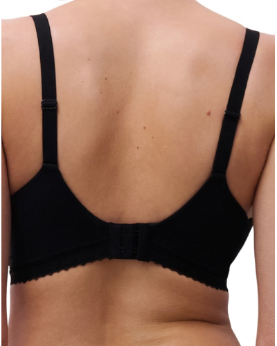 Soutien-gorge coque plongeant Chantelle Romance (Noir)