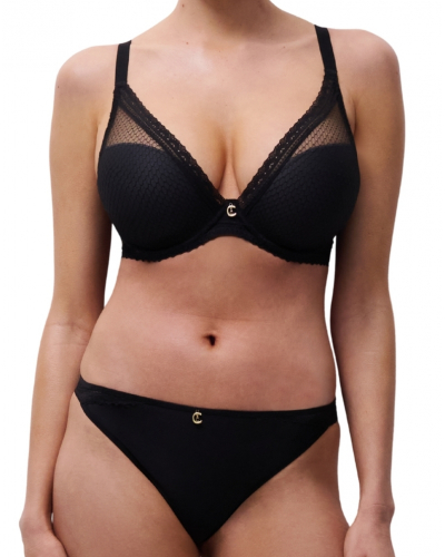 Plunge padded bra Chantelle Romance (Black)