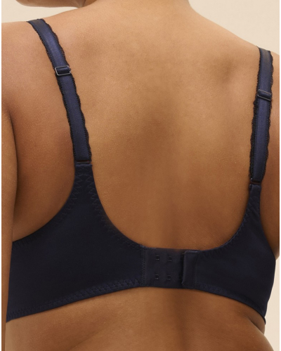 Soutien-gorge spacer décolleté carré Simone Pérèle Poème (Saphir)