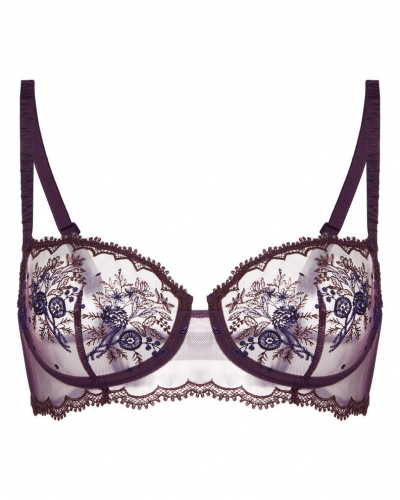 Soutien-gorge corbeille Simone Pérèle Intrigue (Figue)