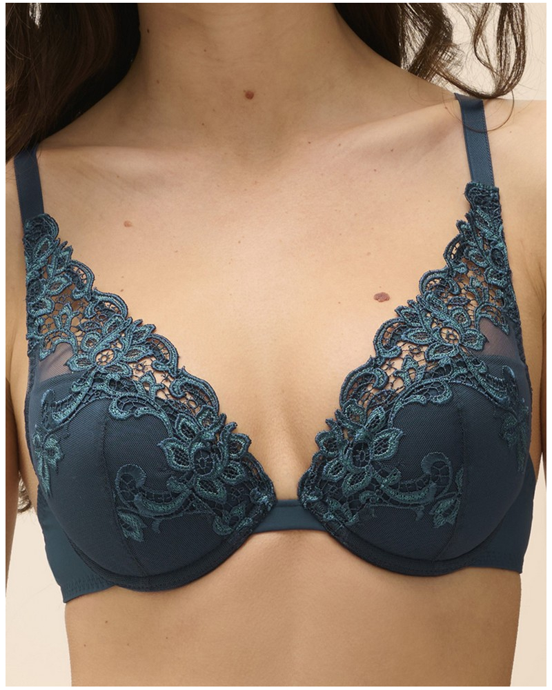 Plunge bra Simone Pérèle Saga (Bleu prestige)