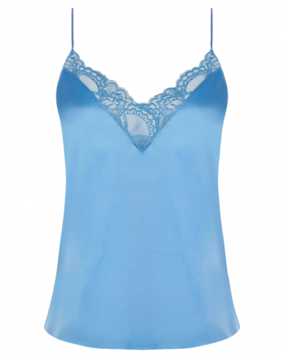 Camisole de seda Lise Charmel Sublime en Dentelle (Azur Sublime)