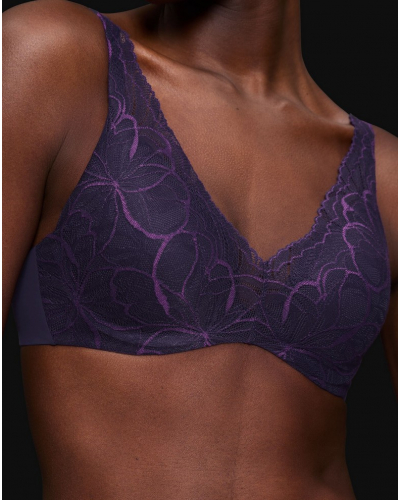 Soutien-gorge ampliforme armatures Triumph Body Make-Up Illusion Lace (Prussian Blue)