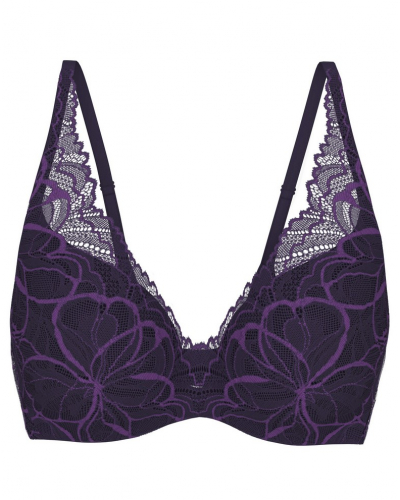 Sujetador push-up con aros Triumph Body Make-Up Illusion Lace (Prussian Blue)