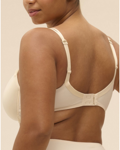 Squared neckline spacer bra Simone Pérèle Délice (Beige topaze)