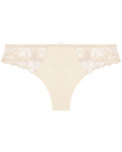 Thong Simone Pérèle Délice (Beige topaze)