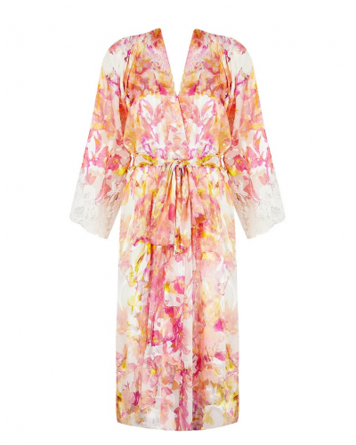 Kimono en soie dévorée Lise Charmel Folie d'Eté (Folie Solaire)