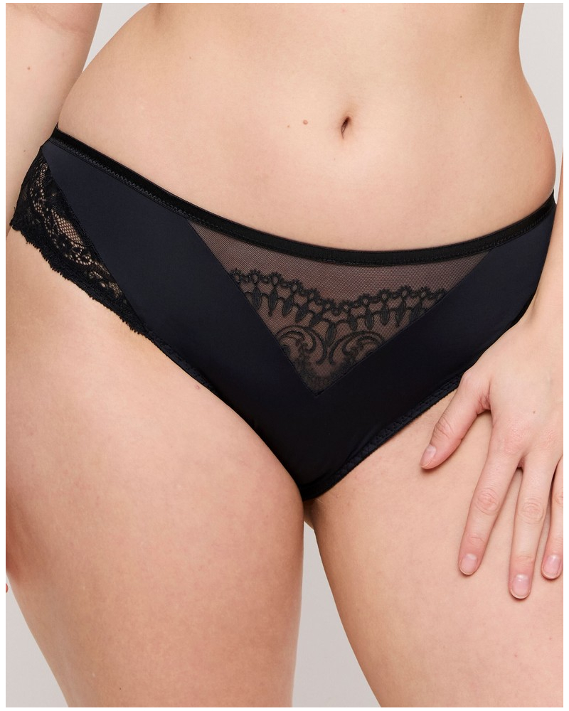 Slip brésilien Prima Donna Shimla (Noir)