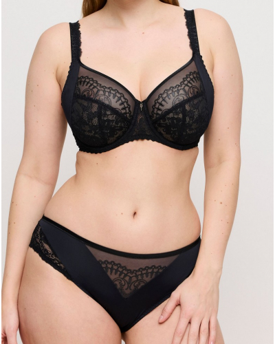 Calzoncillo brasileño Prima Donna Shimla (Negro)