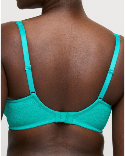 Half padded plunge bra Prima Donna Twist Palermo (Sunny Teal)