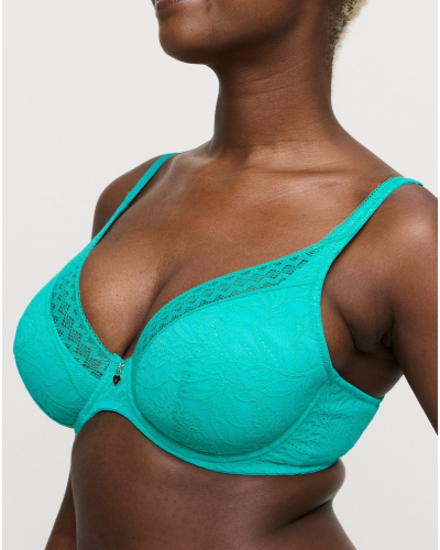 Soutien-gorge plunge demi mousse Prima Donna Twist Palermo (Sunny Teal)