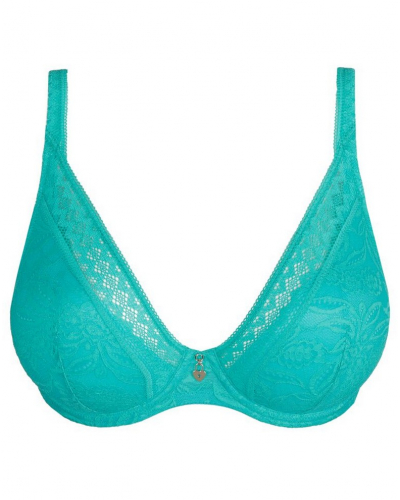 Sujetador plunge de media espuma Prima Donna Twist Palermo (Sunny Teal)