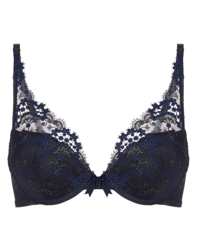 Sujetador push-up con escote Simone Pérèle Wish (Saphir)