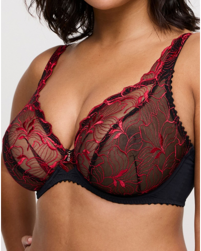 Plunge bra Prima Donna Springdale (Black Rose)