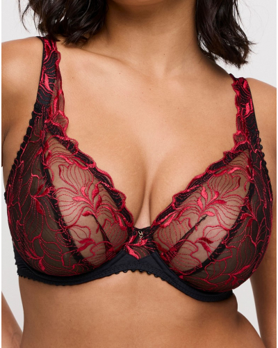 Sujetador plunge Prima Donna Springdale (Black Rose)