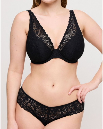 Padded plunge bra Prima Donna Twist Rupi (Black)