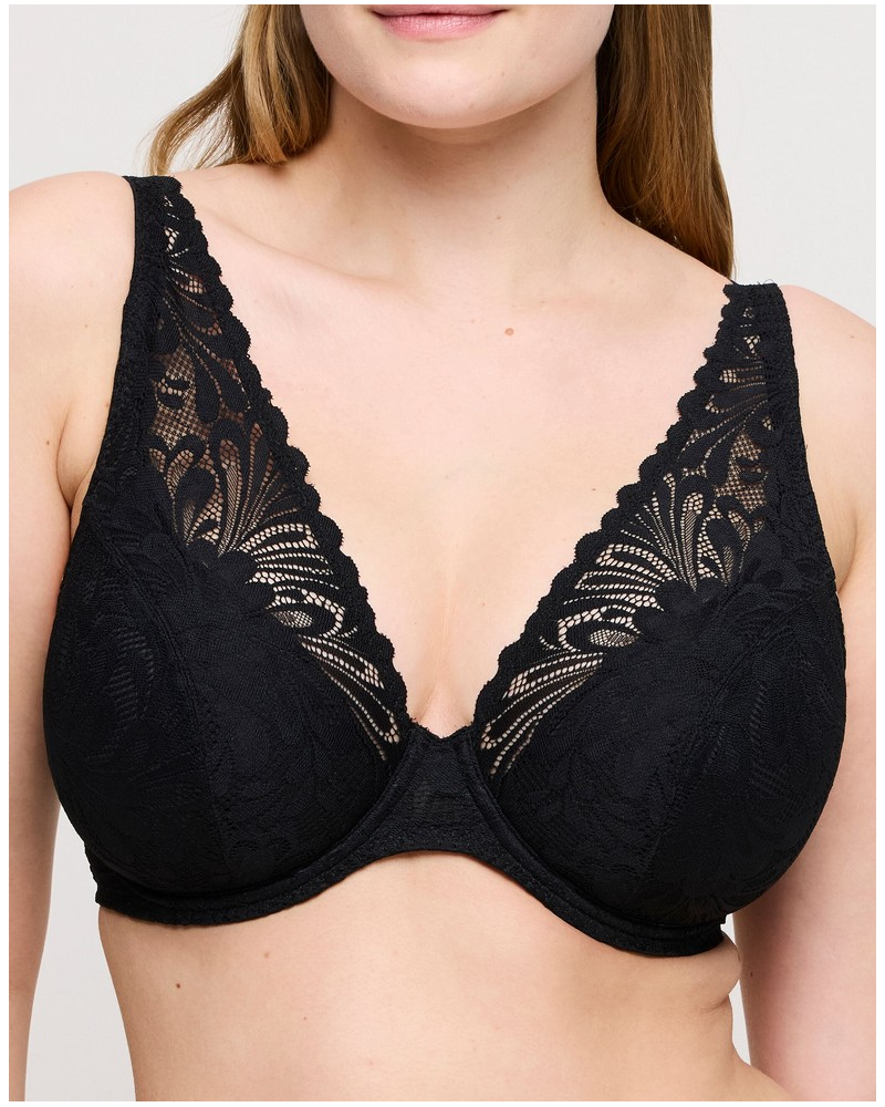 Sujetador plunge preformado Prima Donna Twist Rupi (Negro)