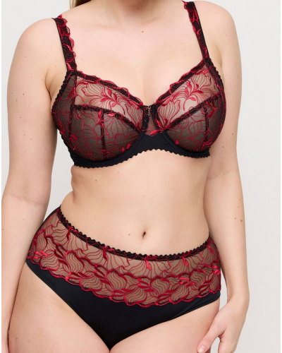 Braga cintura alta Prima Donna Springdale (Black Rose)
