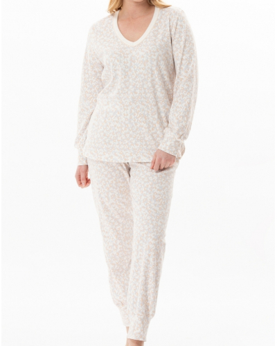 Pyjama Interlock 100% coton Le Chat Linette (Multicolore)