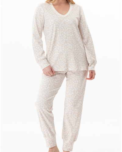 Pyjama Interlock 100% coton Le Chat Linette (Multicolore)