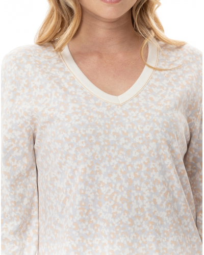 Nightdress Interlock 100% cotton Le Chat Linette (Multicolore)