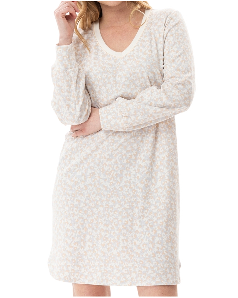 Nightdress Interlock 100% cotton Le Chat Linette (Multicolore)